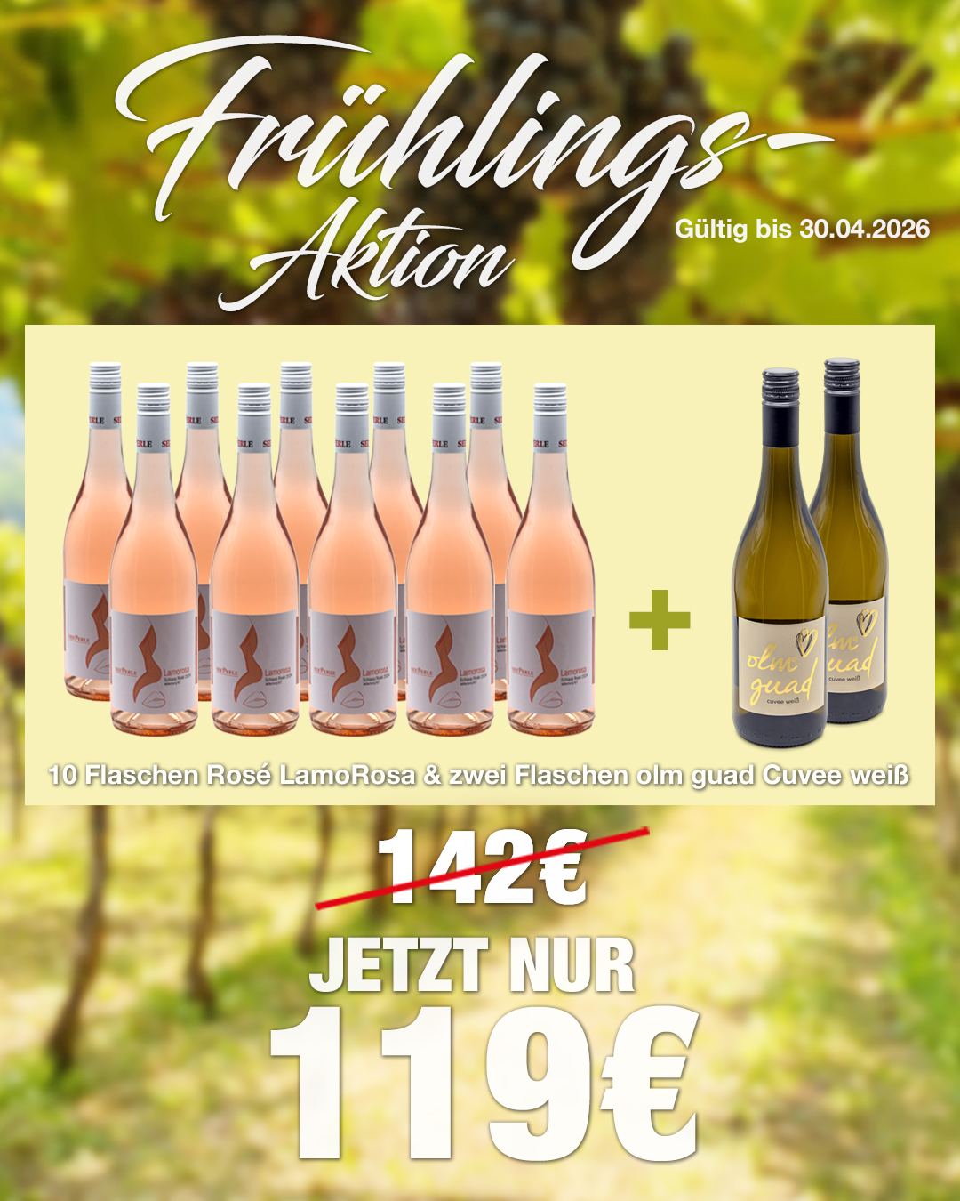 Rose-Aktion - ab in den Frühling